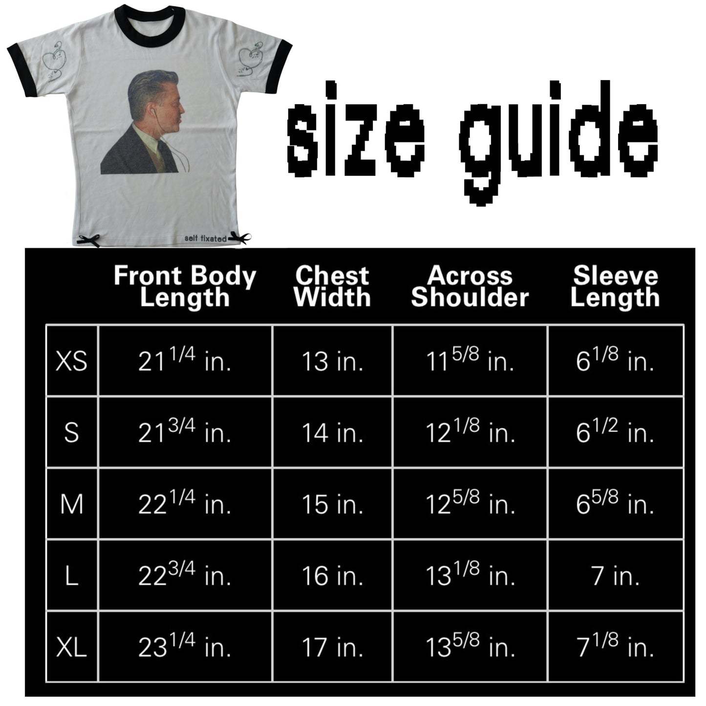 I imagined you all along Ringer tee