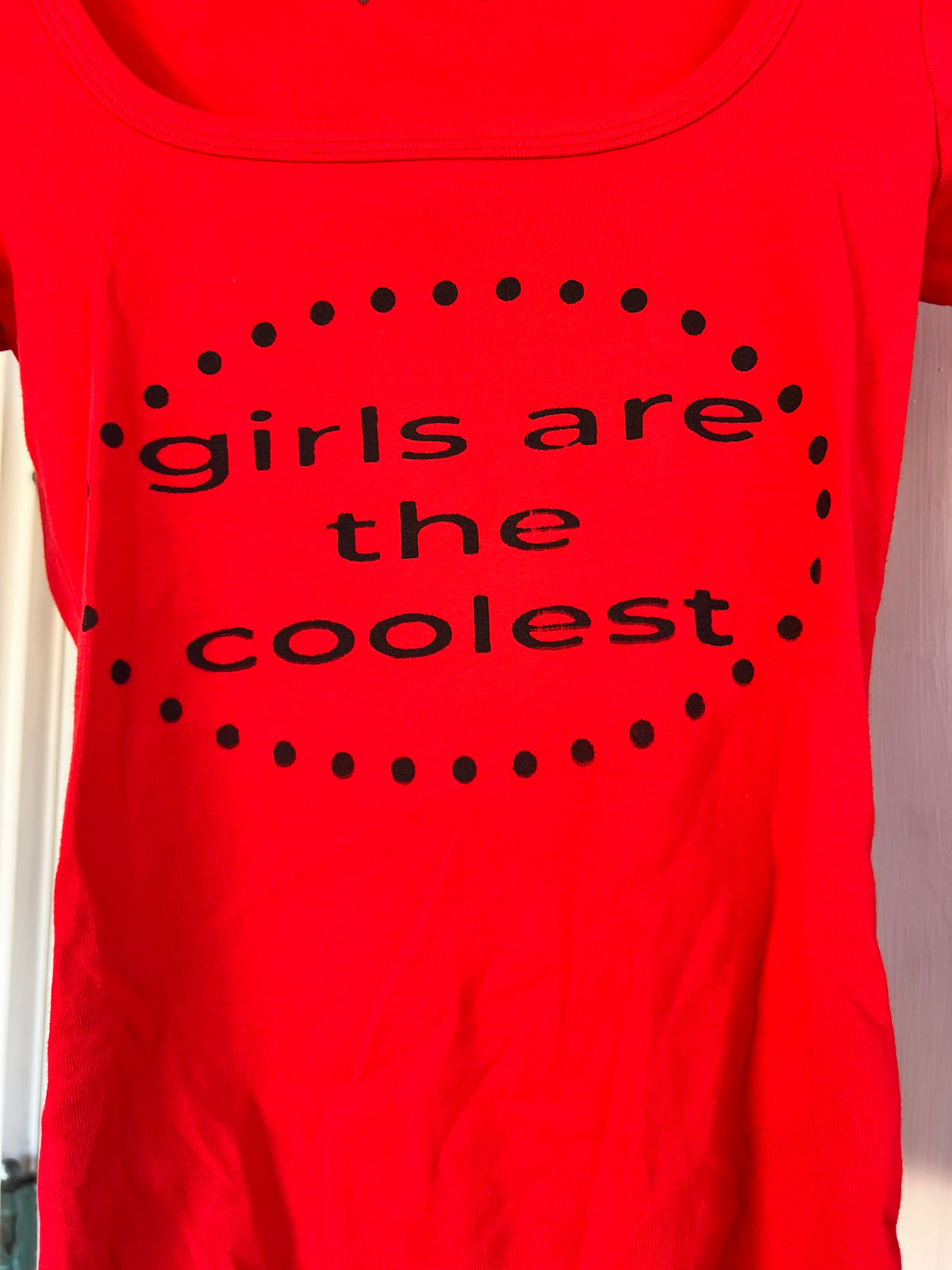 Girls Are The Coolest Long Sleeve tee - S