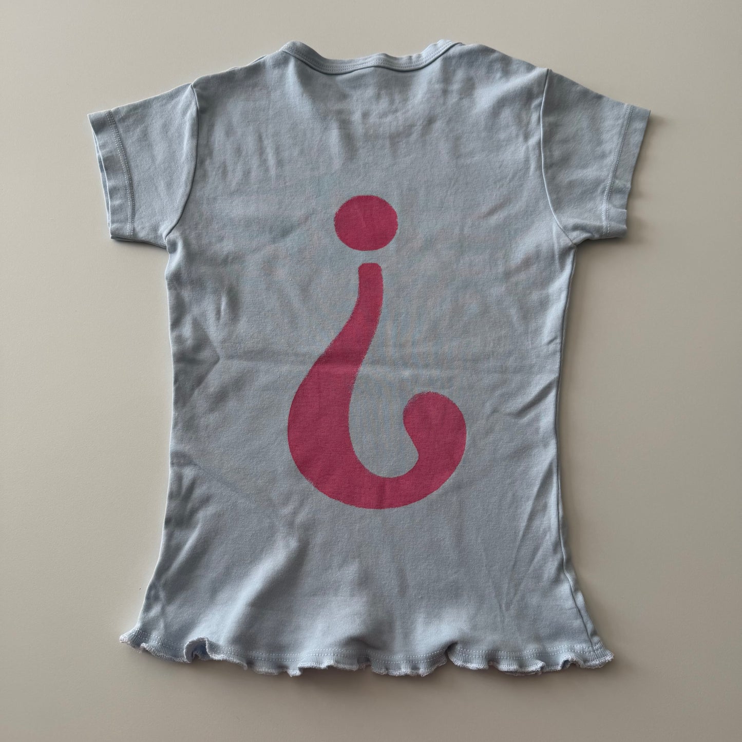 Question mark baby tee - XS