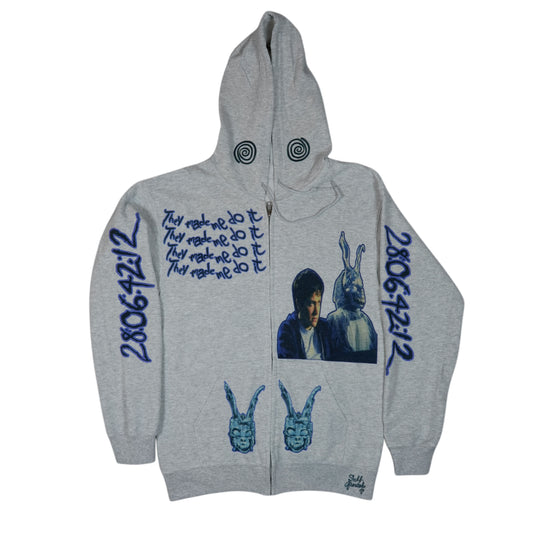 They made me do it zip up hoodie