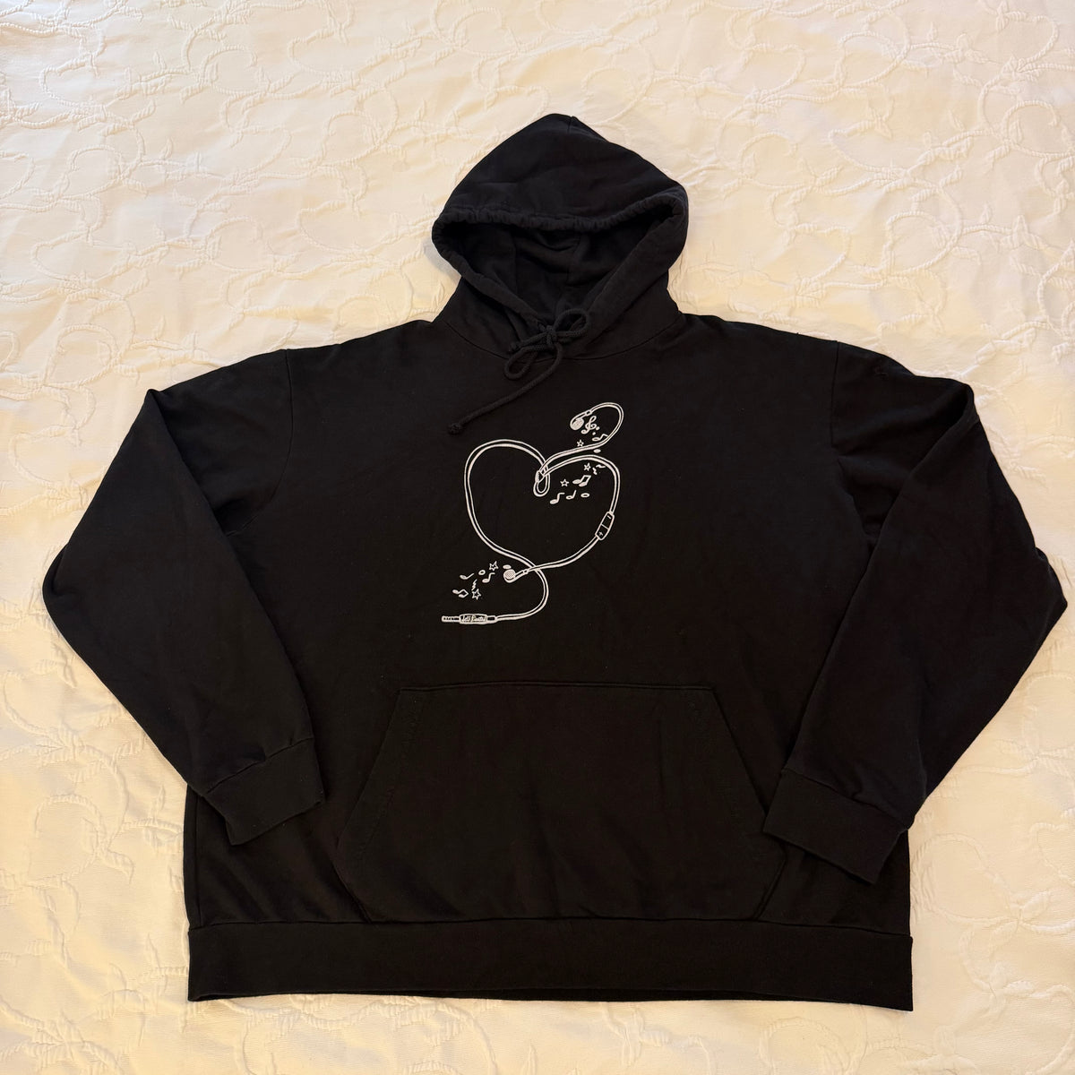 Headphones hoodie - XL