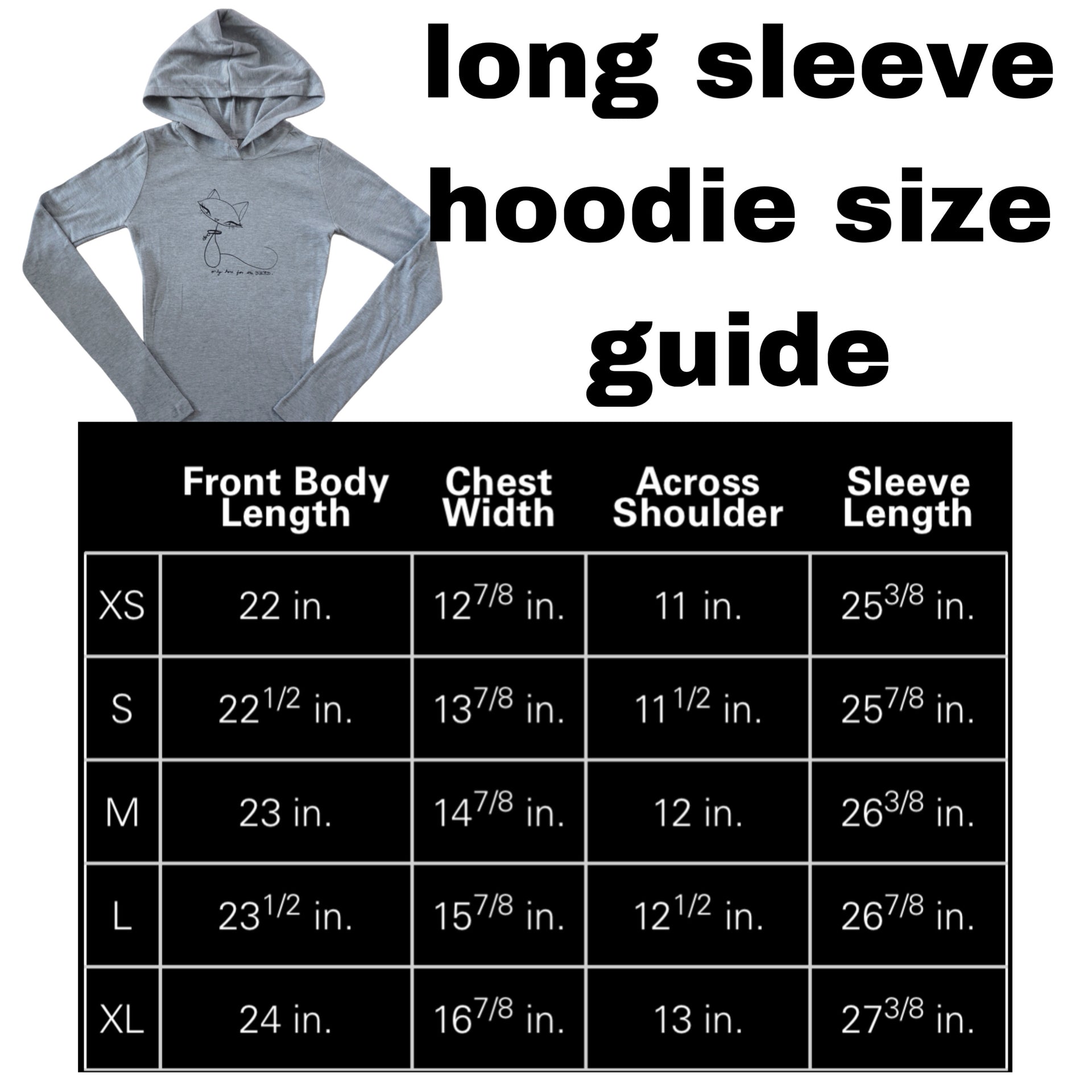 Only here for the… long sleeve hoodie