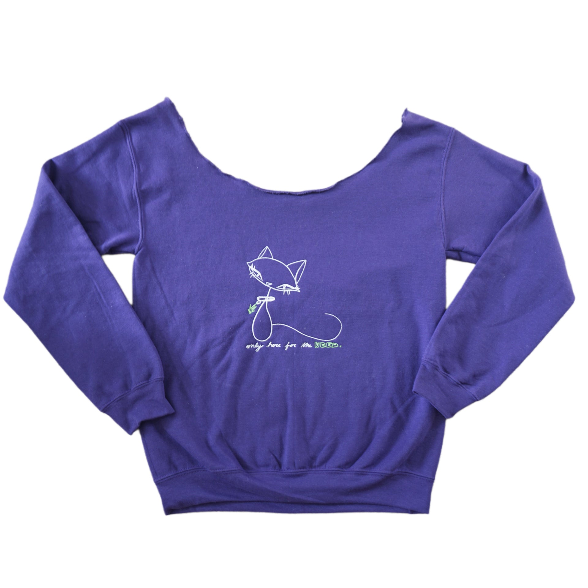 Only here for the… off the shoulder sweater
