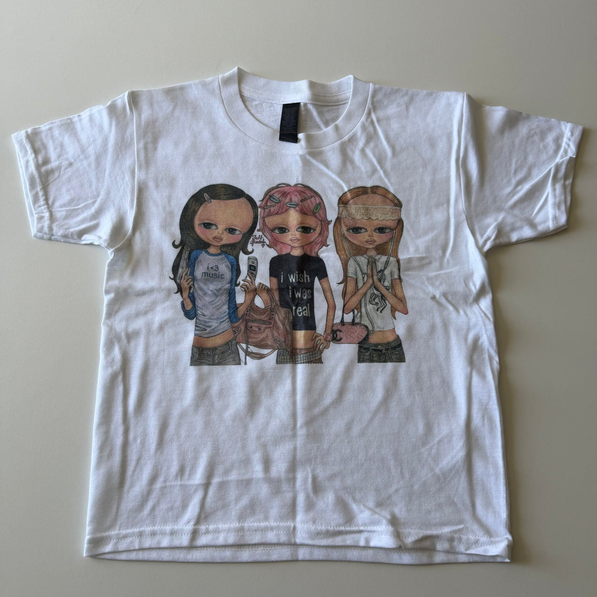 The girls baby tee - S