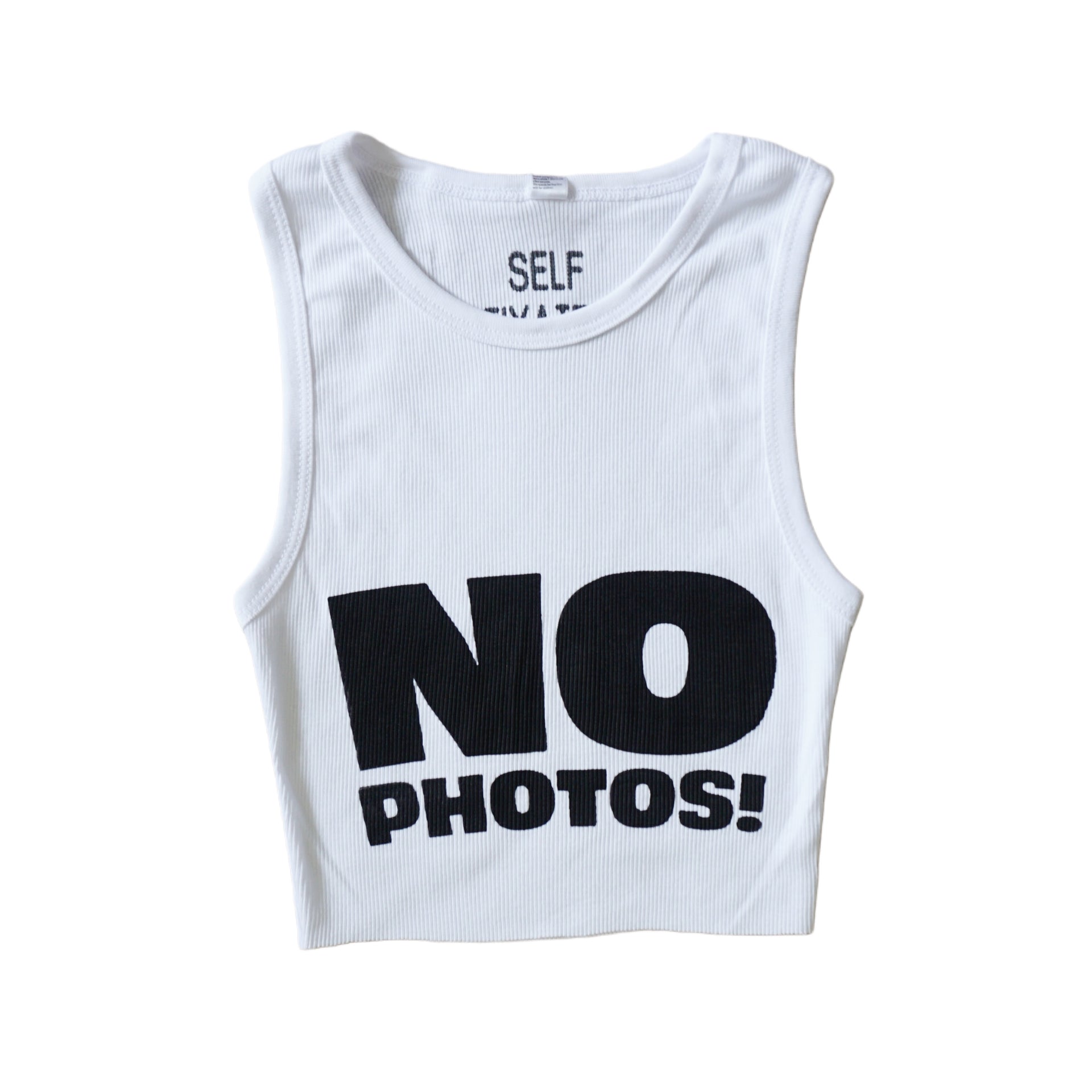No photos tank top