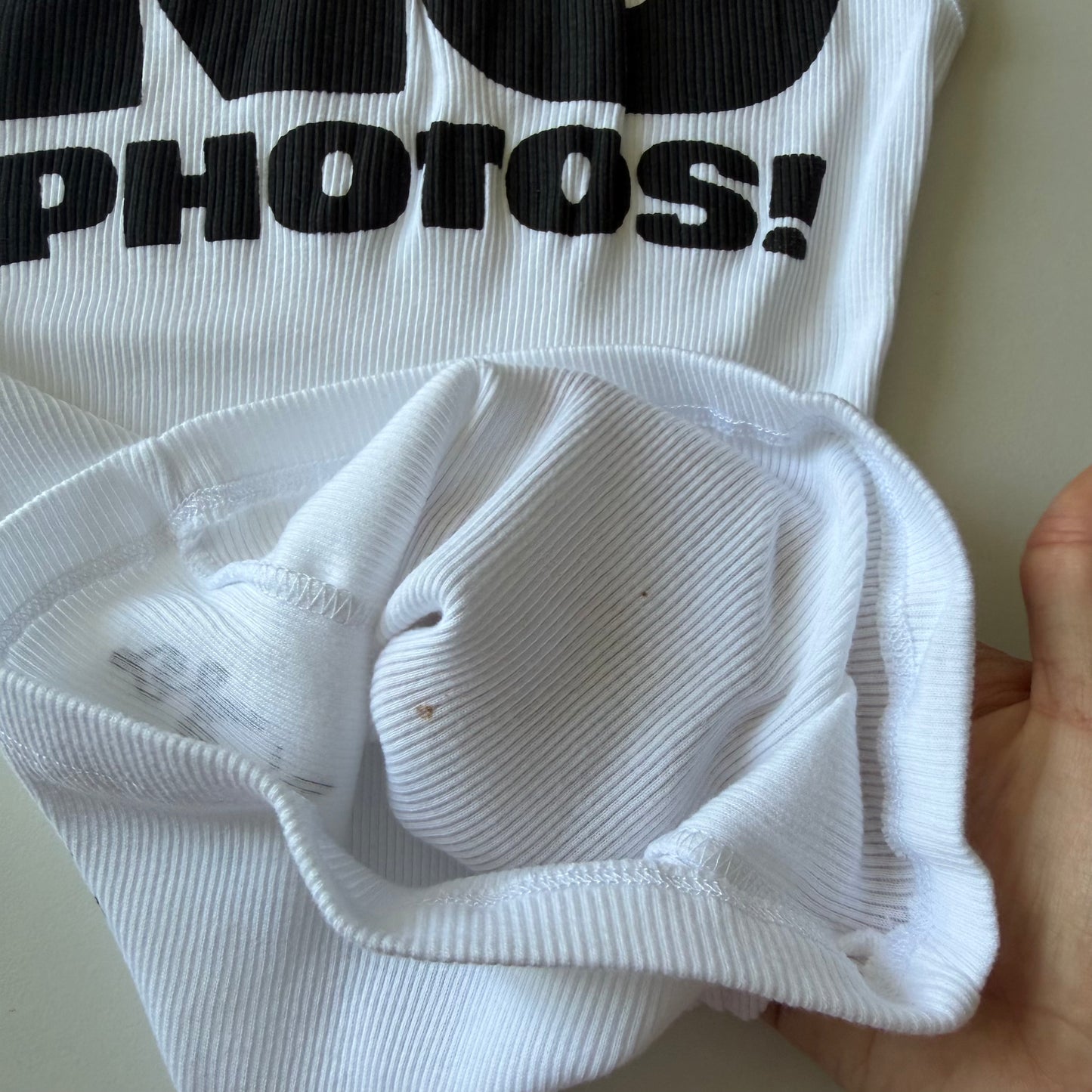 No photos tank - XS