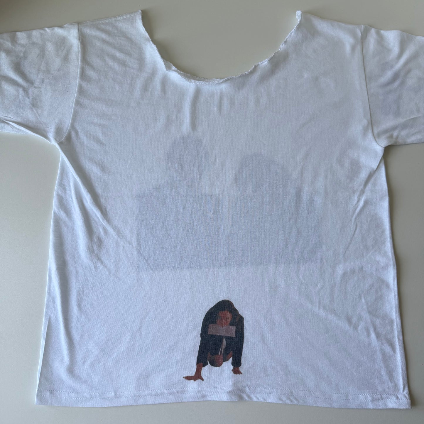 Secretary off the shoulder baby tee - XL