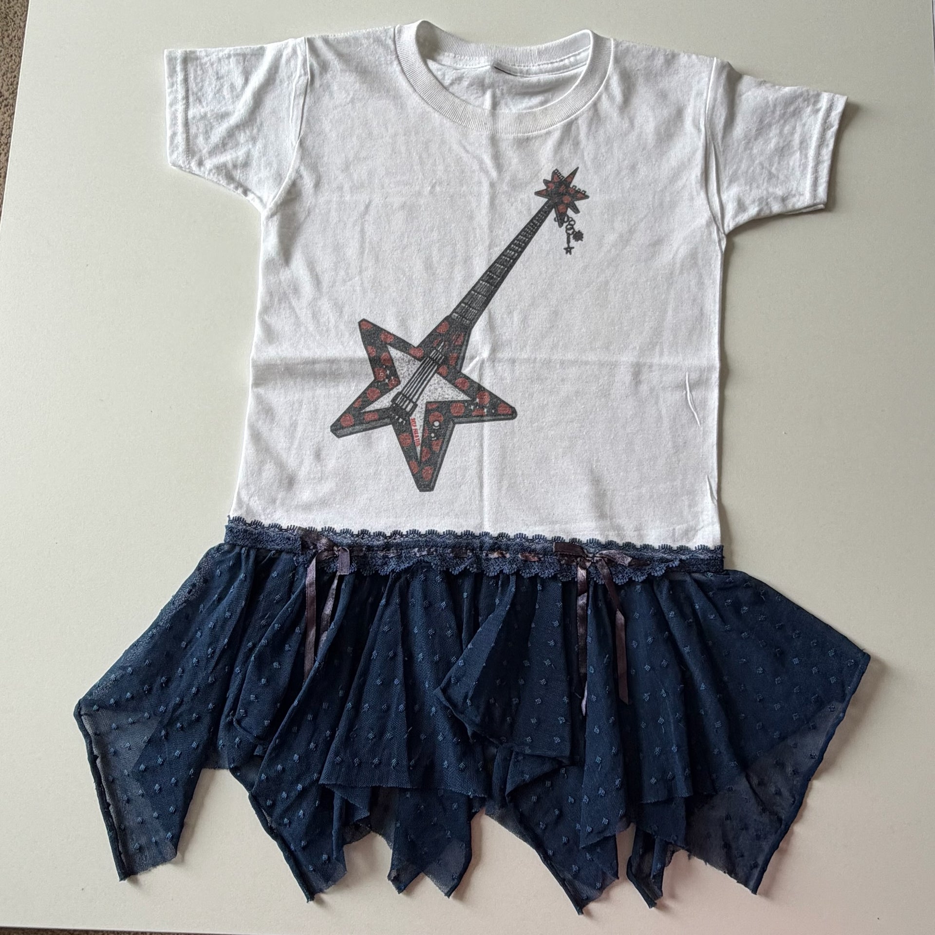 Rockstar tutu baby tee - XXS