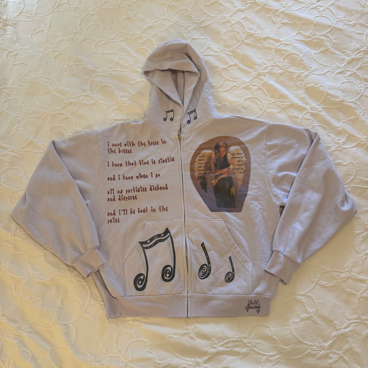 Fiona zip up hoodie - M