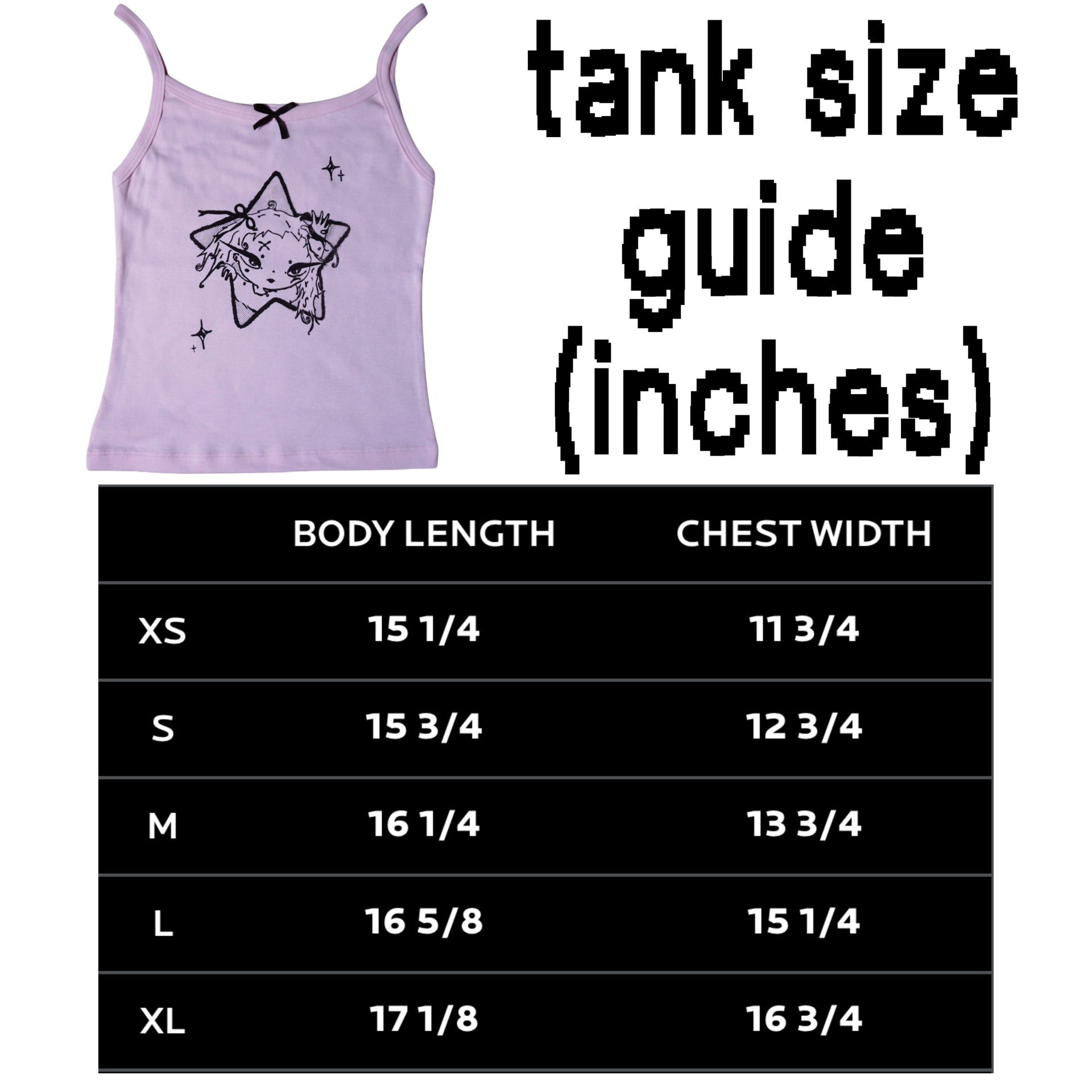 Star girl tank top