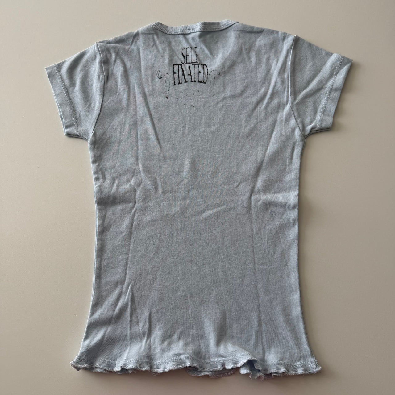 I talk alot... baby tee - XS