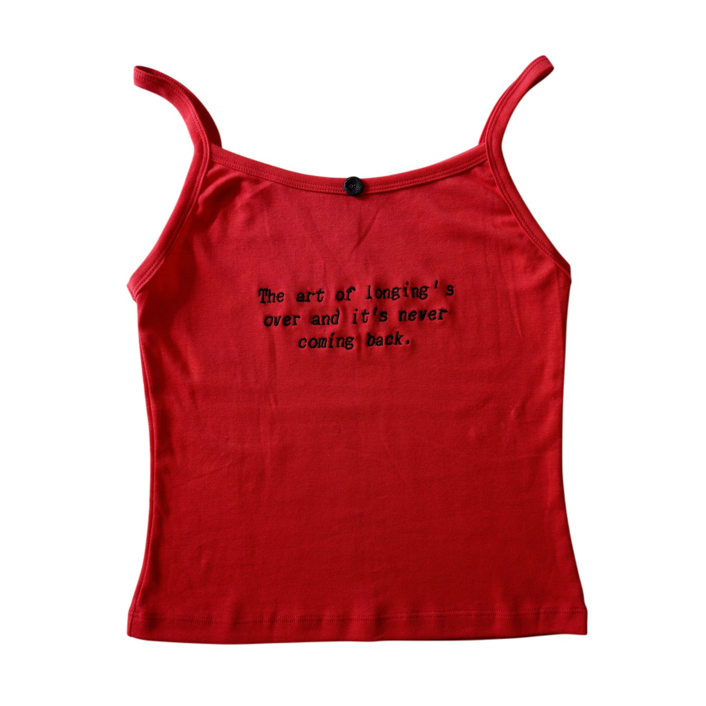 The art of longing's over tank top