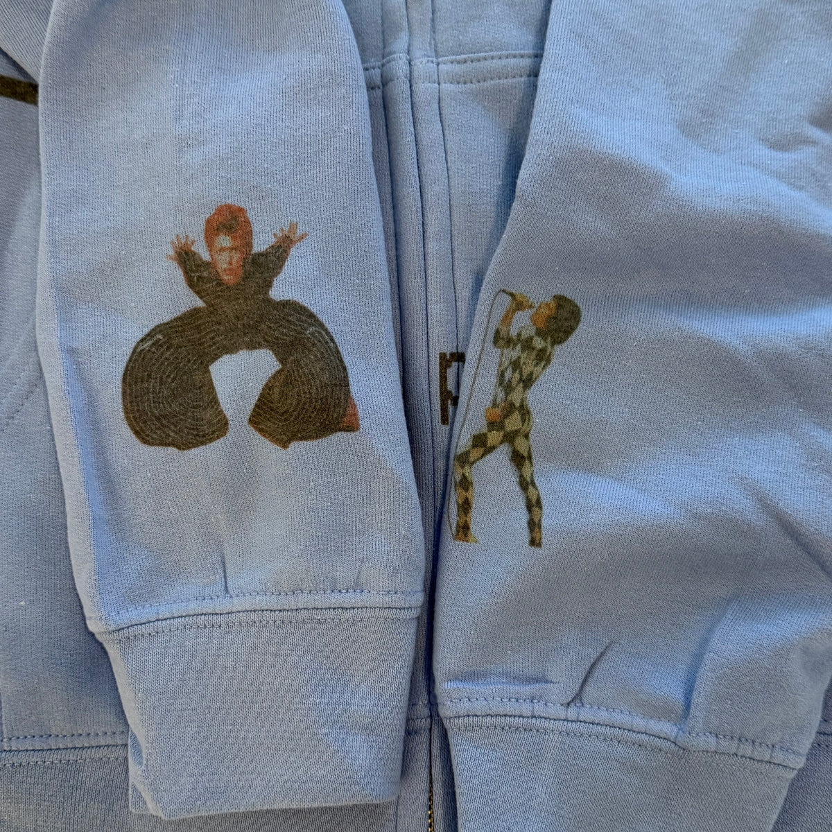 Under pressure zip up hoodie - S