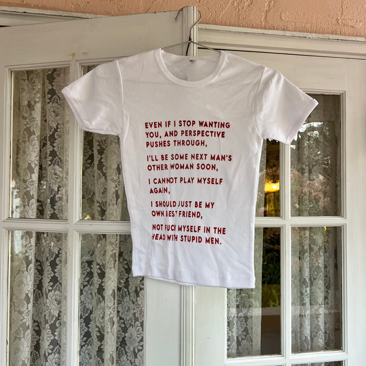 Tears Dry on Their Own baby tee - XS