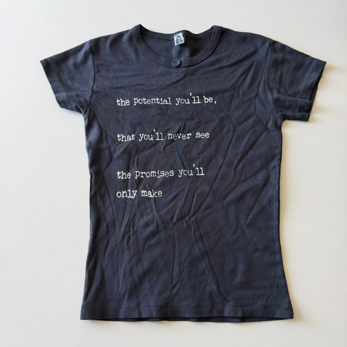 Between the bars baby tee - M