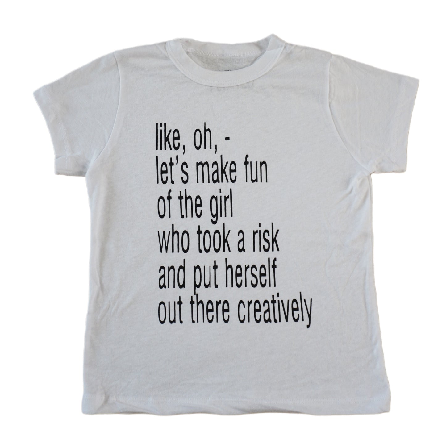 Girls being creative tee