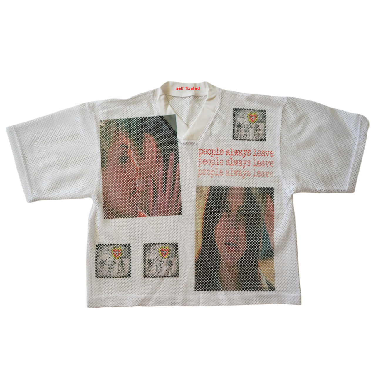 People always leave Mesh tee