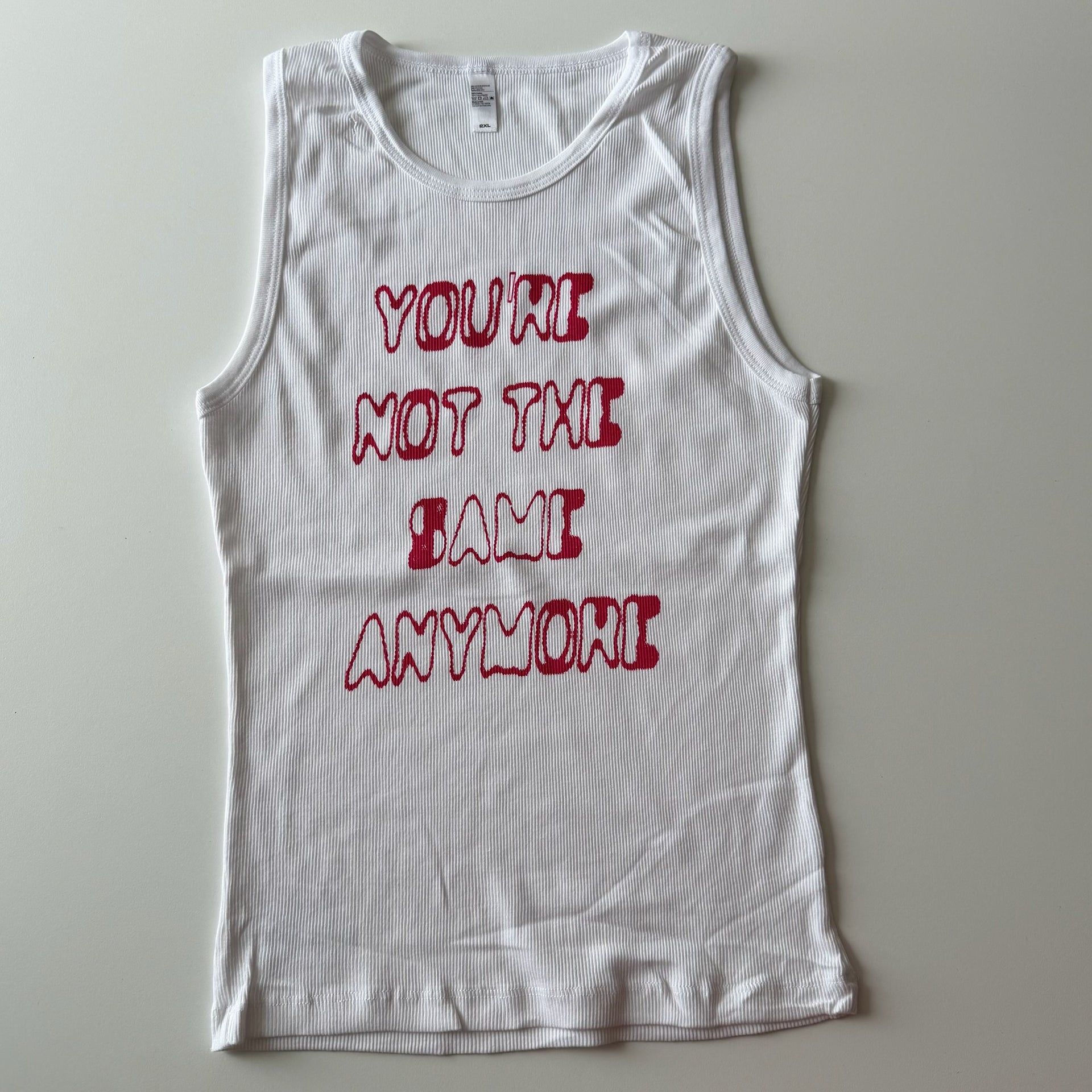 You're not the same... top - 2XL