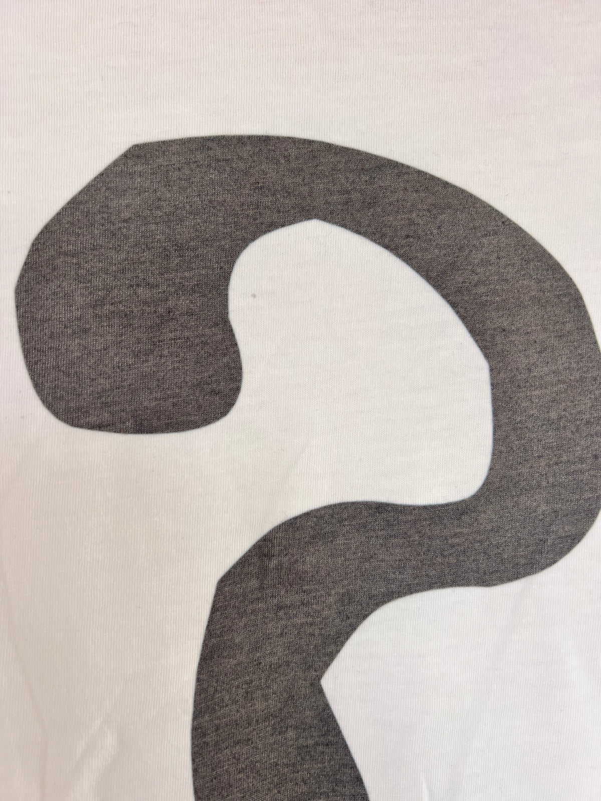 Question Mark ringer tee - S