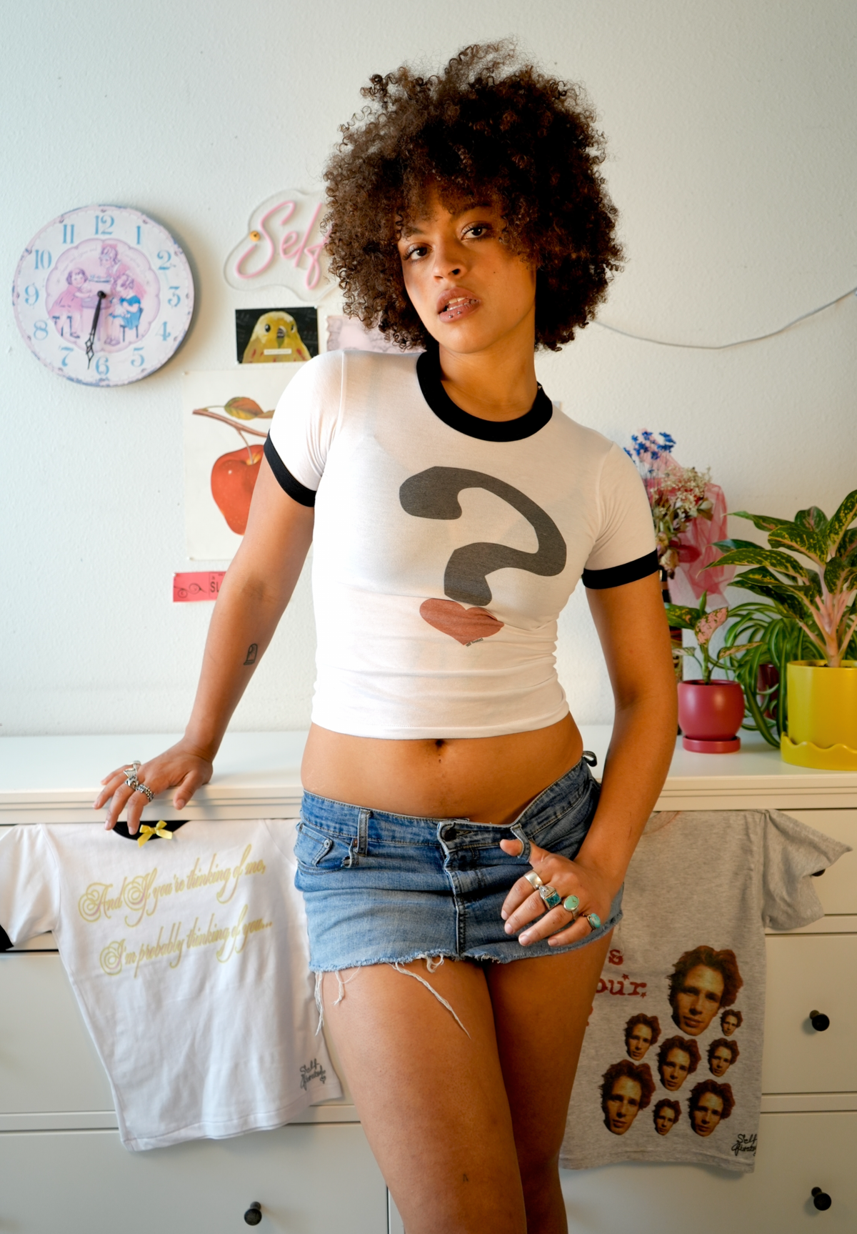 The Confused ringer tee