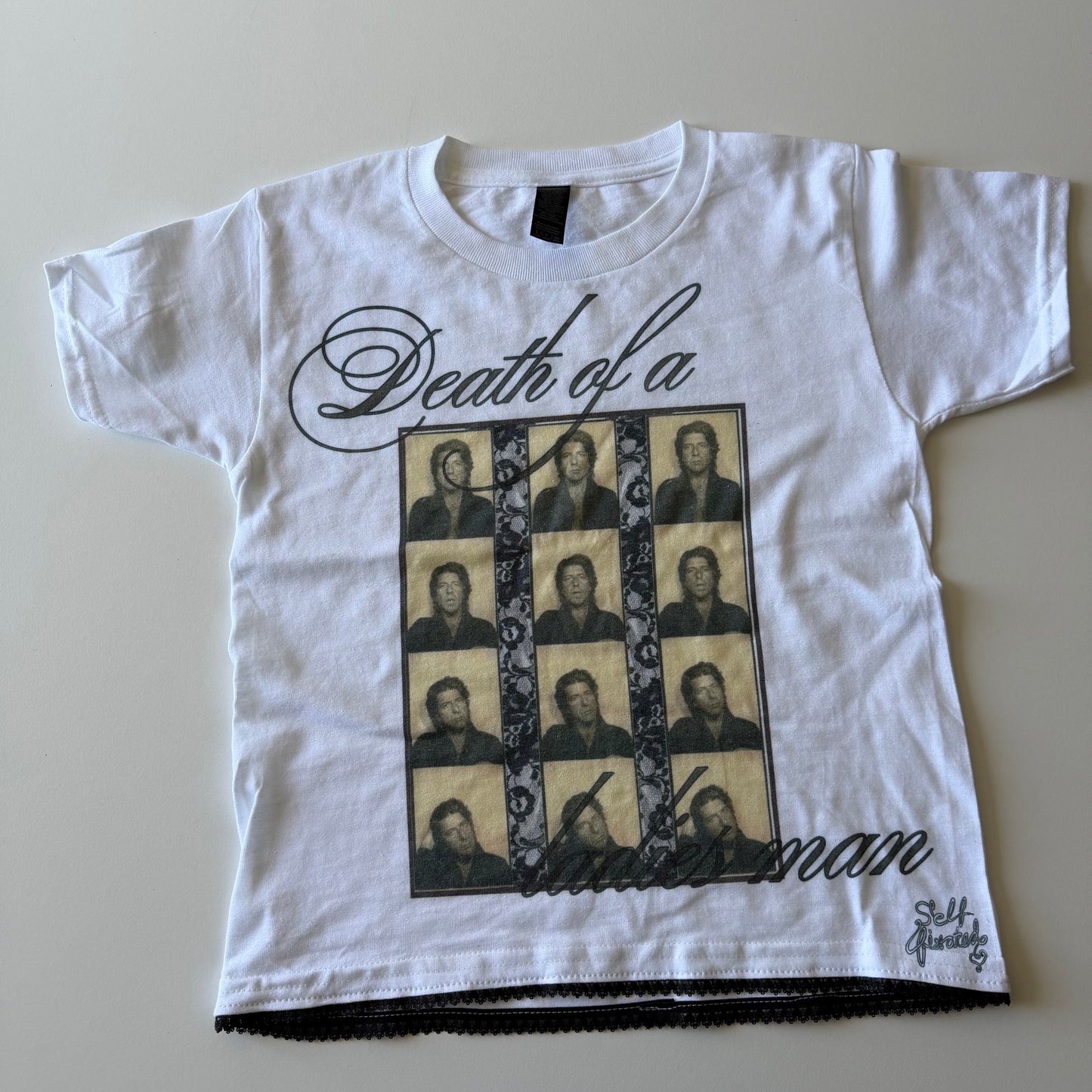 Death of a ladies man baby tee - S