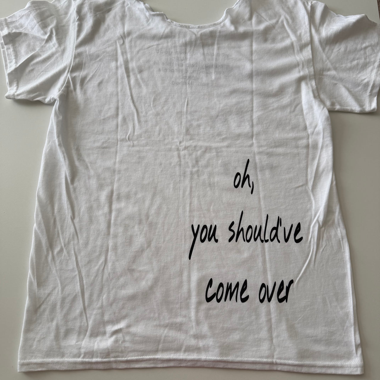 Lover you should've come off the shoulder tee - S