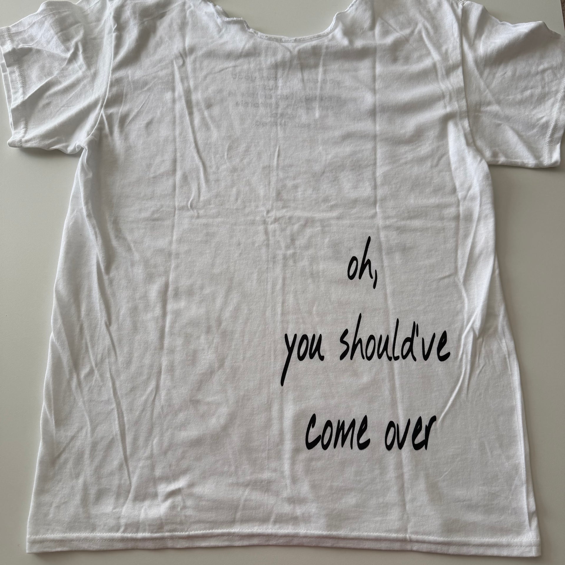 Lover you should've come off the shoulder tee - S