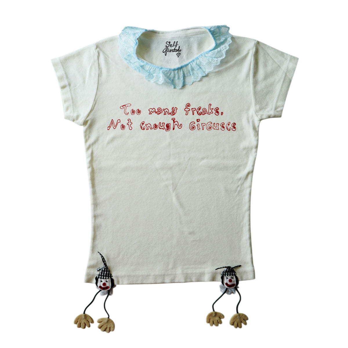 Freaks baby tee with collar