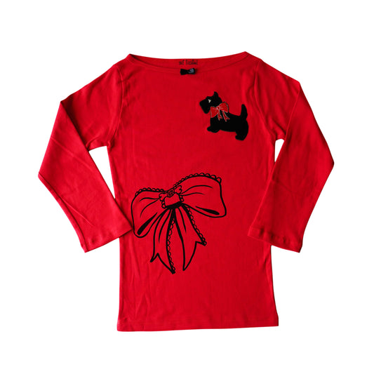 The Doggie boatneck top