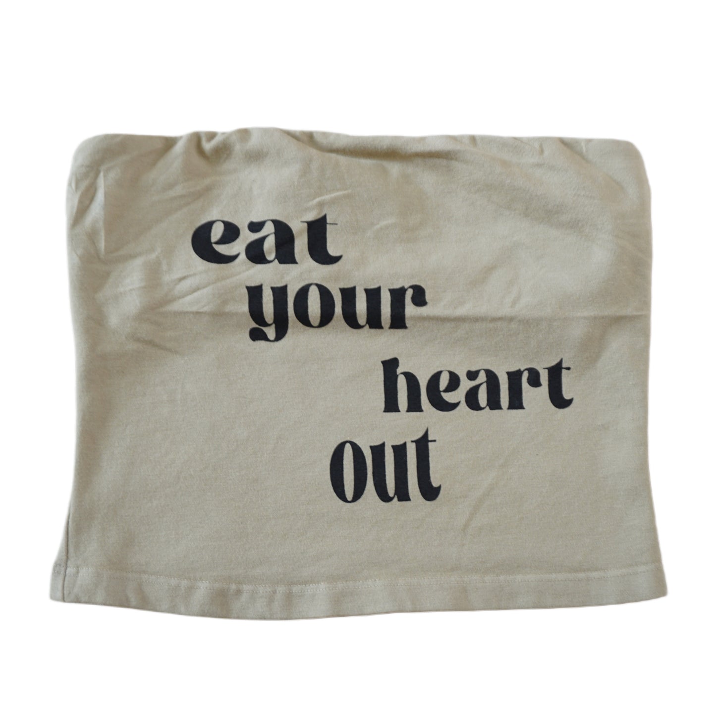 Eat your heart out tube top