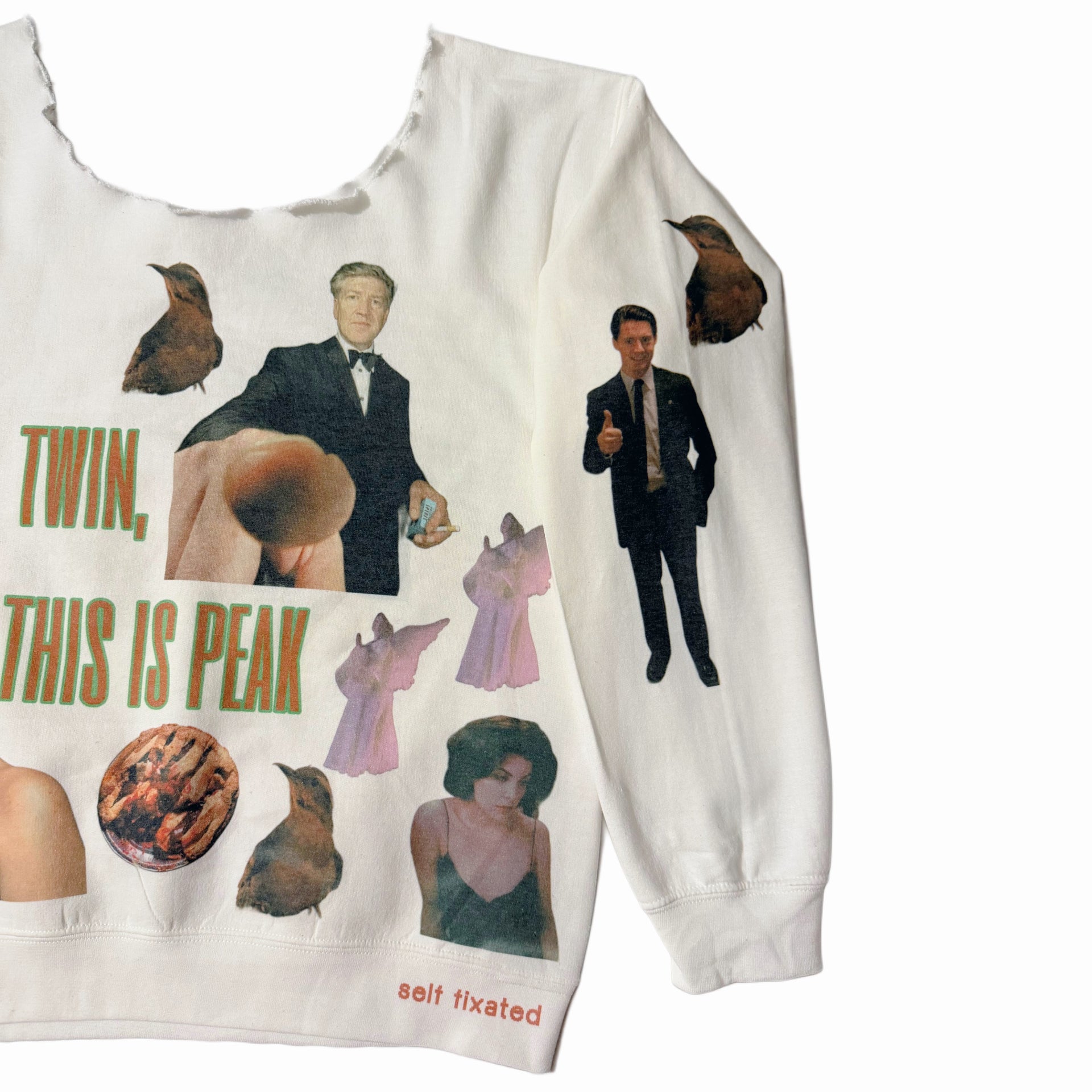 This is peak off the shoulder sweater