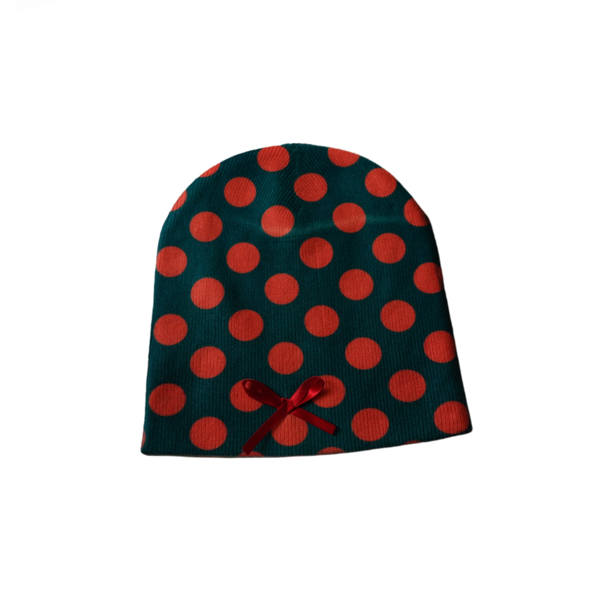 Polka dot beanie
