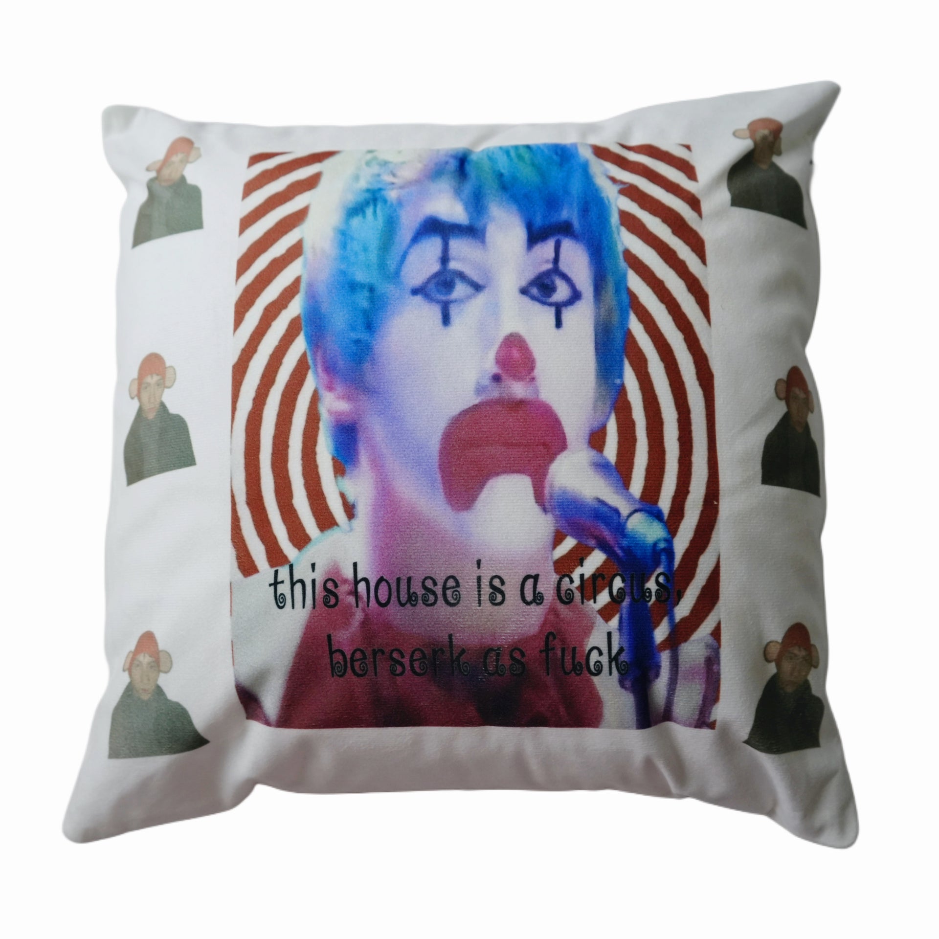This house is a circus pillow