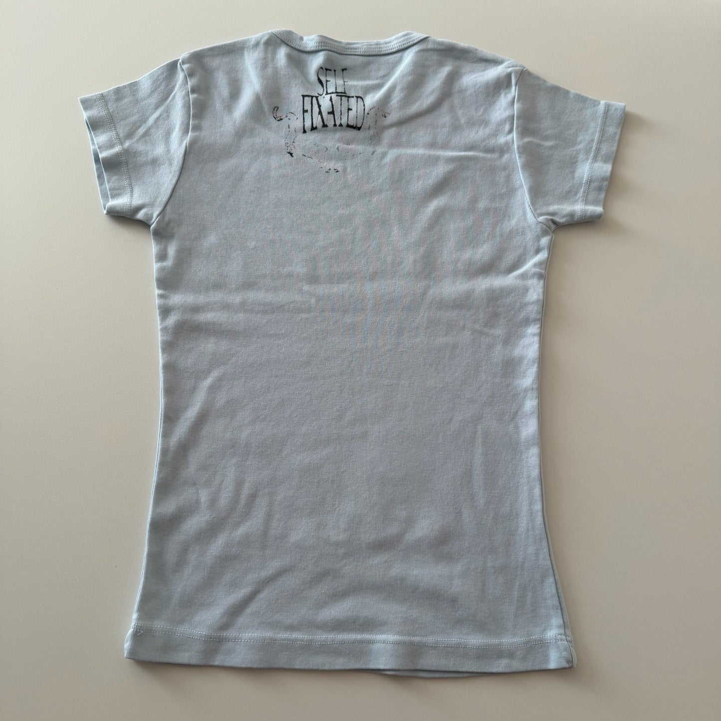 I talk alot... baby tee - XS