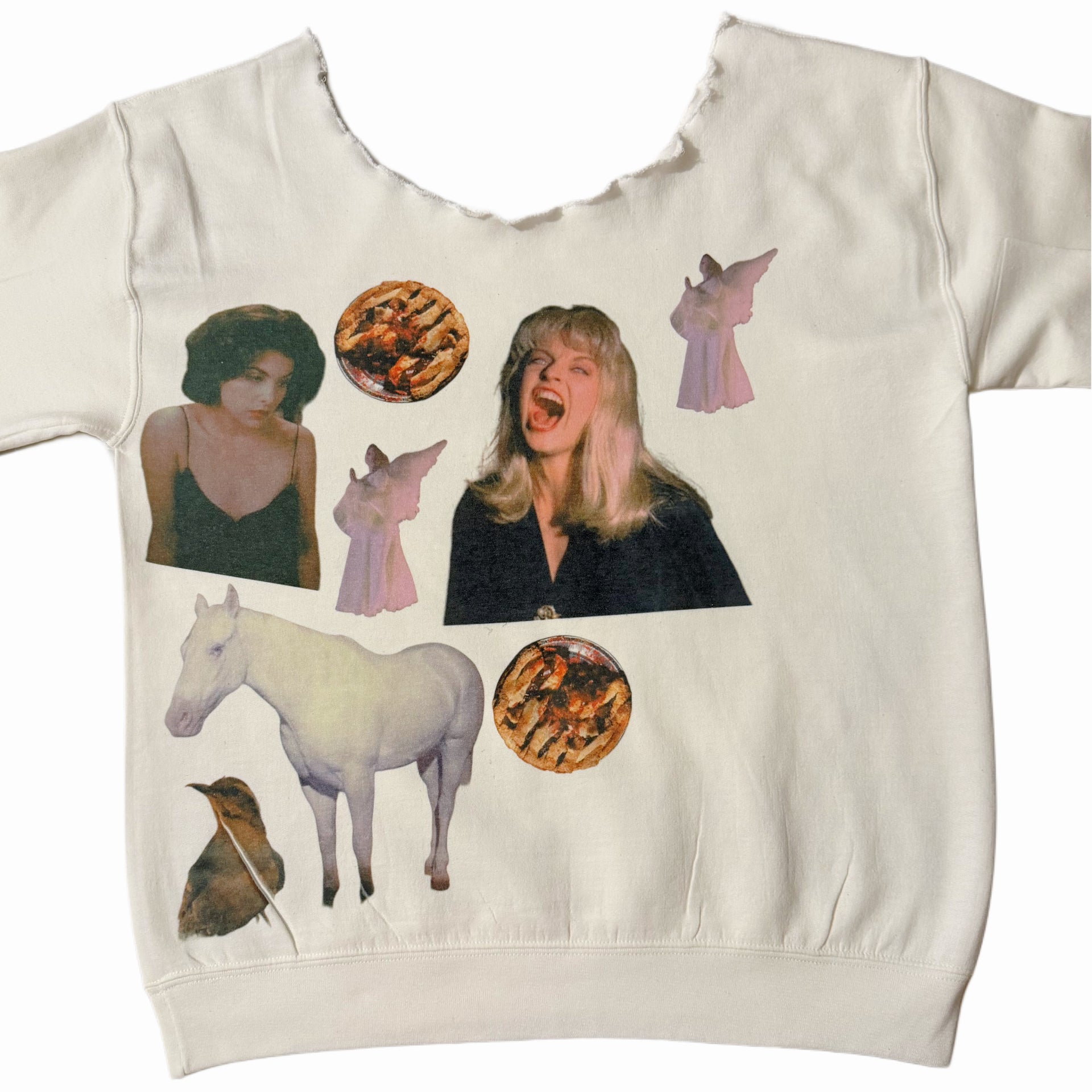 This is peak off the shoulder sweater