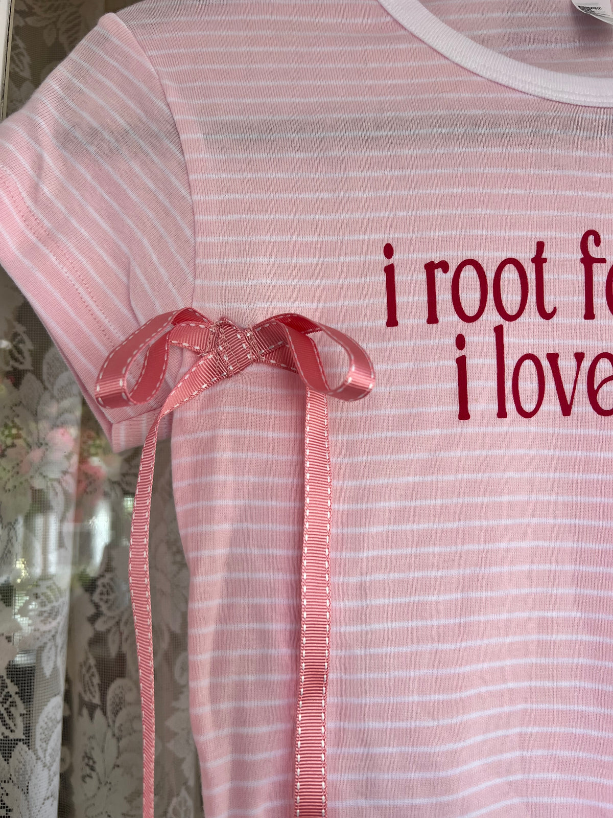 I Root For You baby tee - M