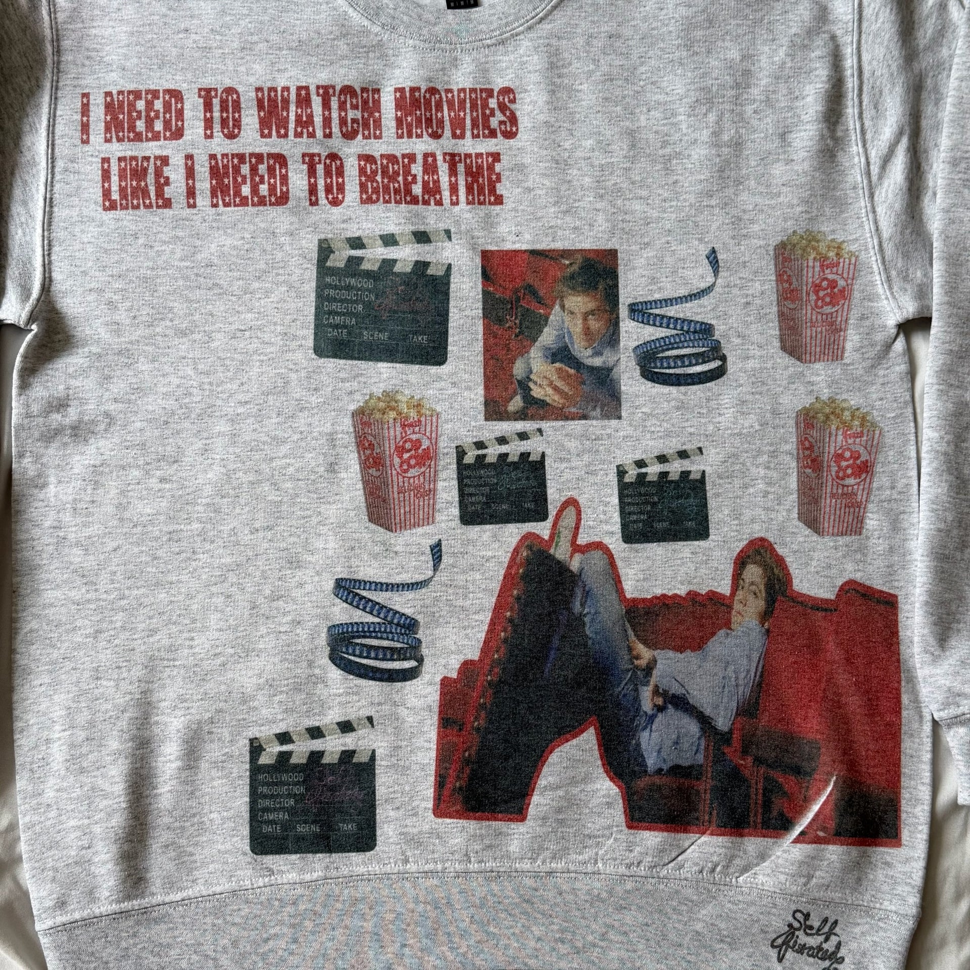 I love Movies crewneck - M