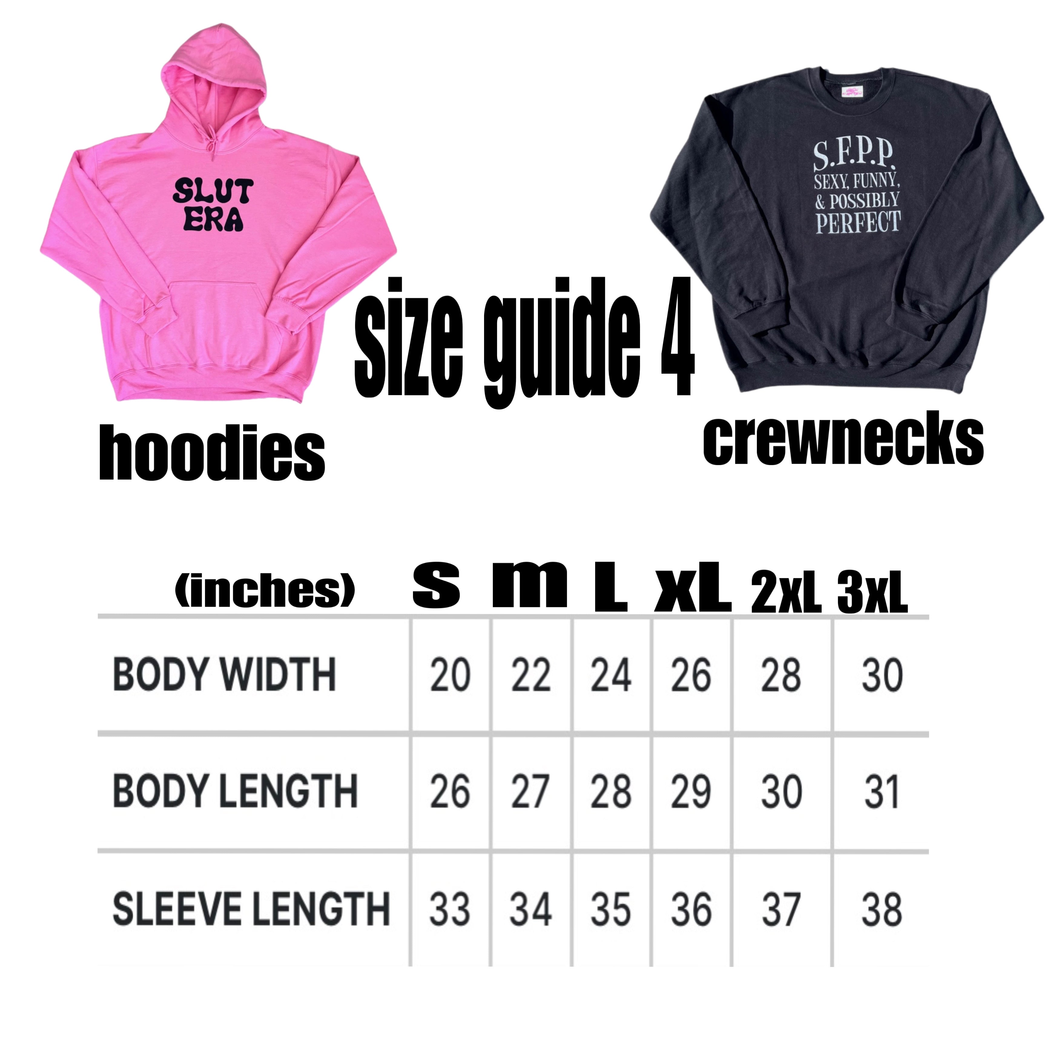 Assc sales hoodie sizing