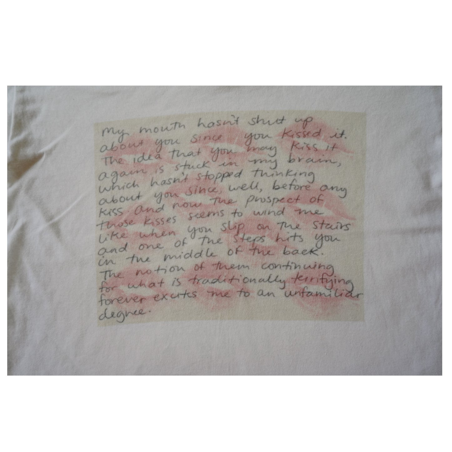 Love Letter off the shoulder tee