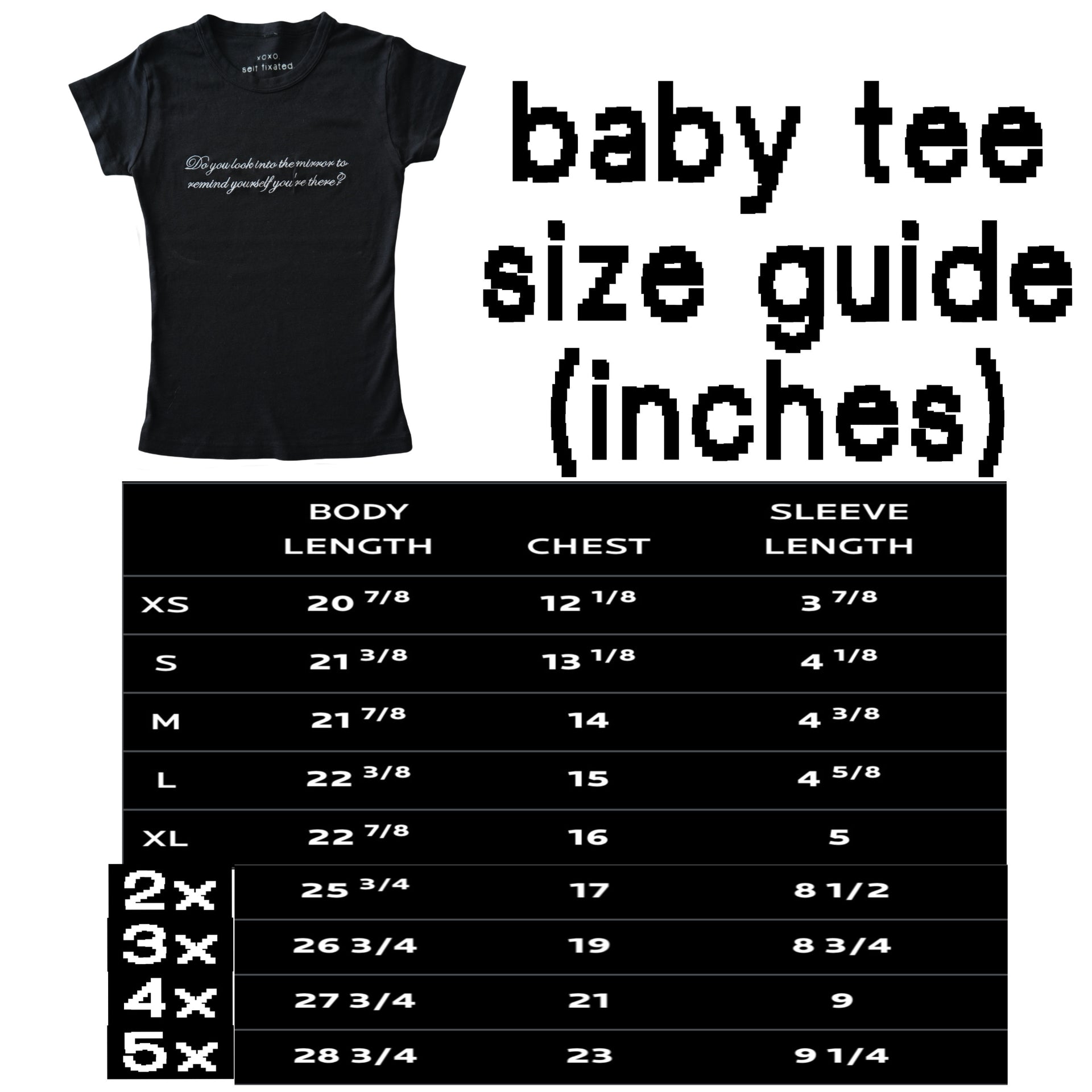 Why not try it all... baby tee