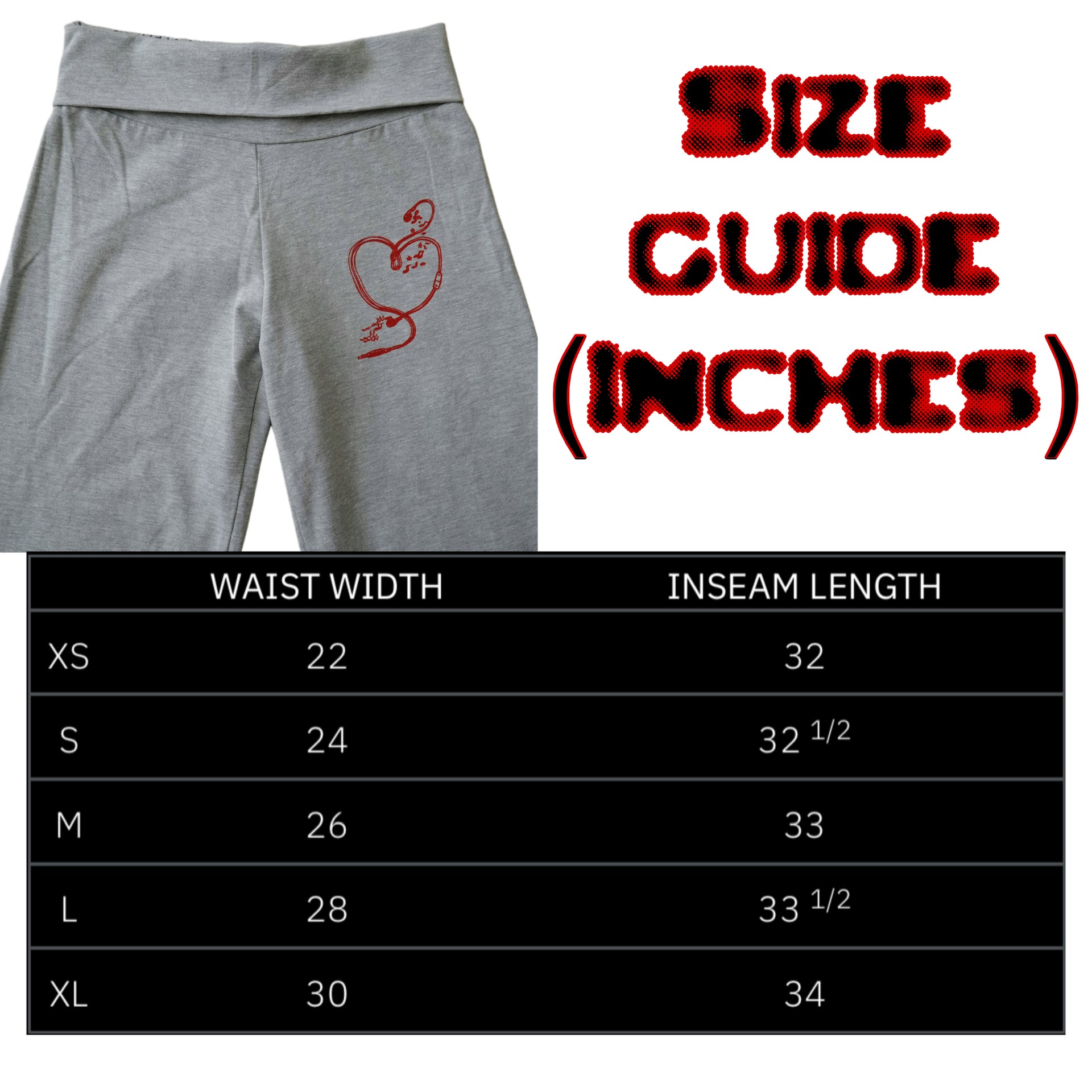 The music lover yoga pant
