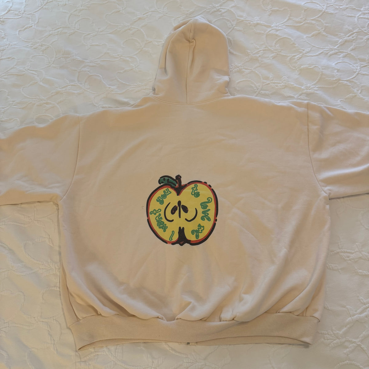 Time is elastic zip up hoodie - 2XL