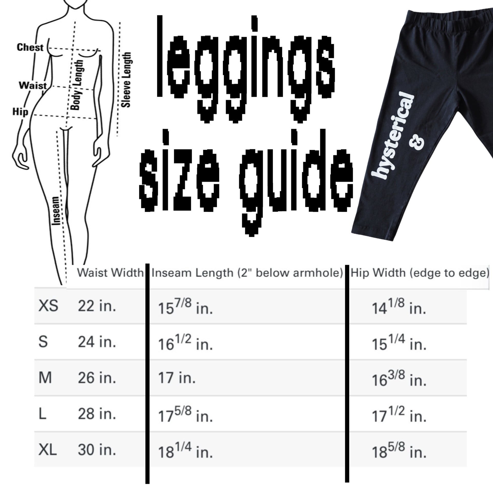 Hysterical & Useless capri leggings