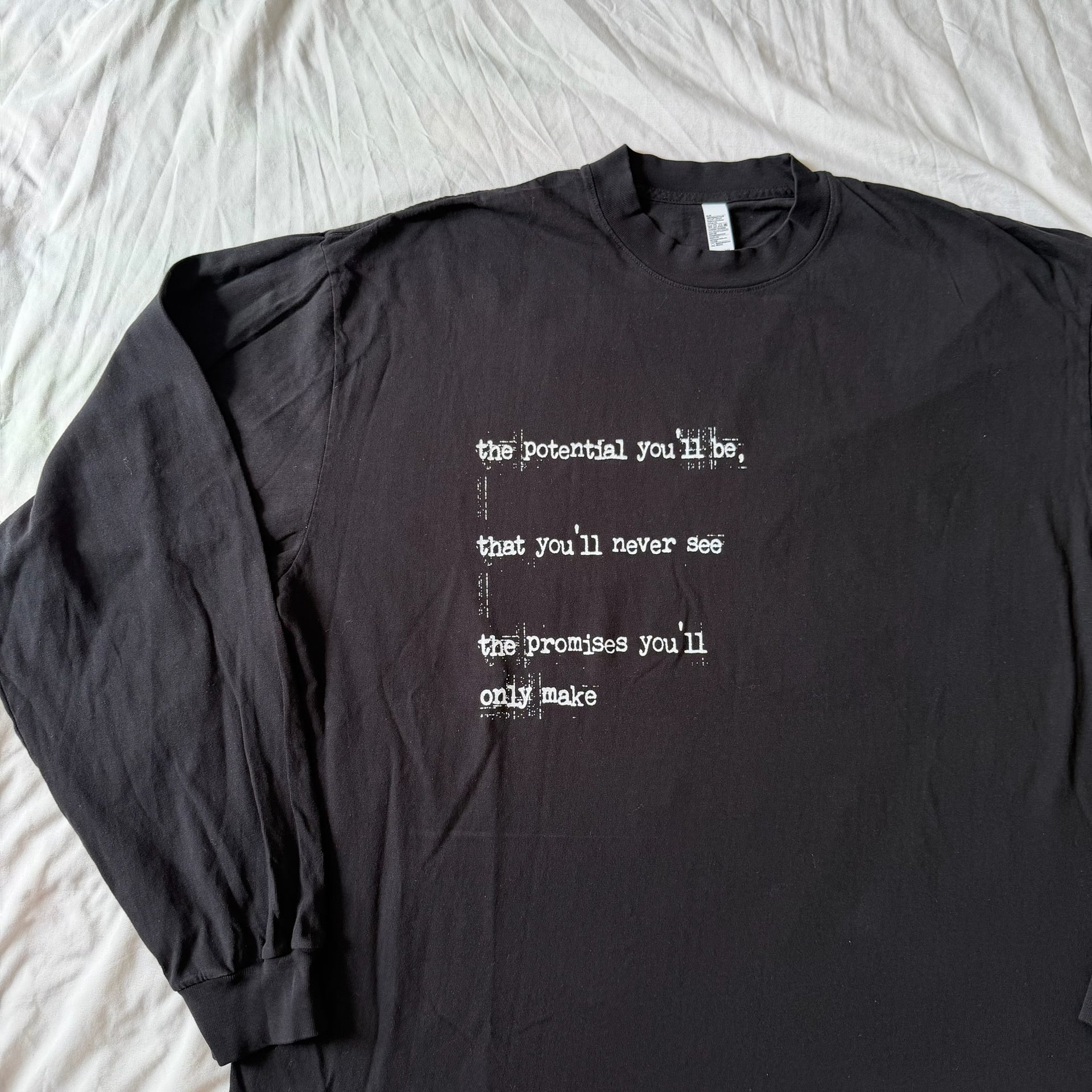 Between the bars long sleeve tee - XL