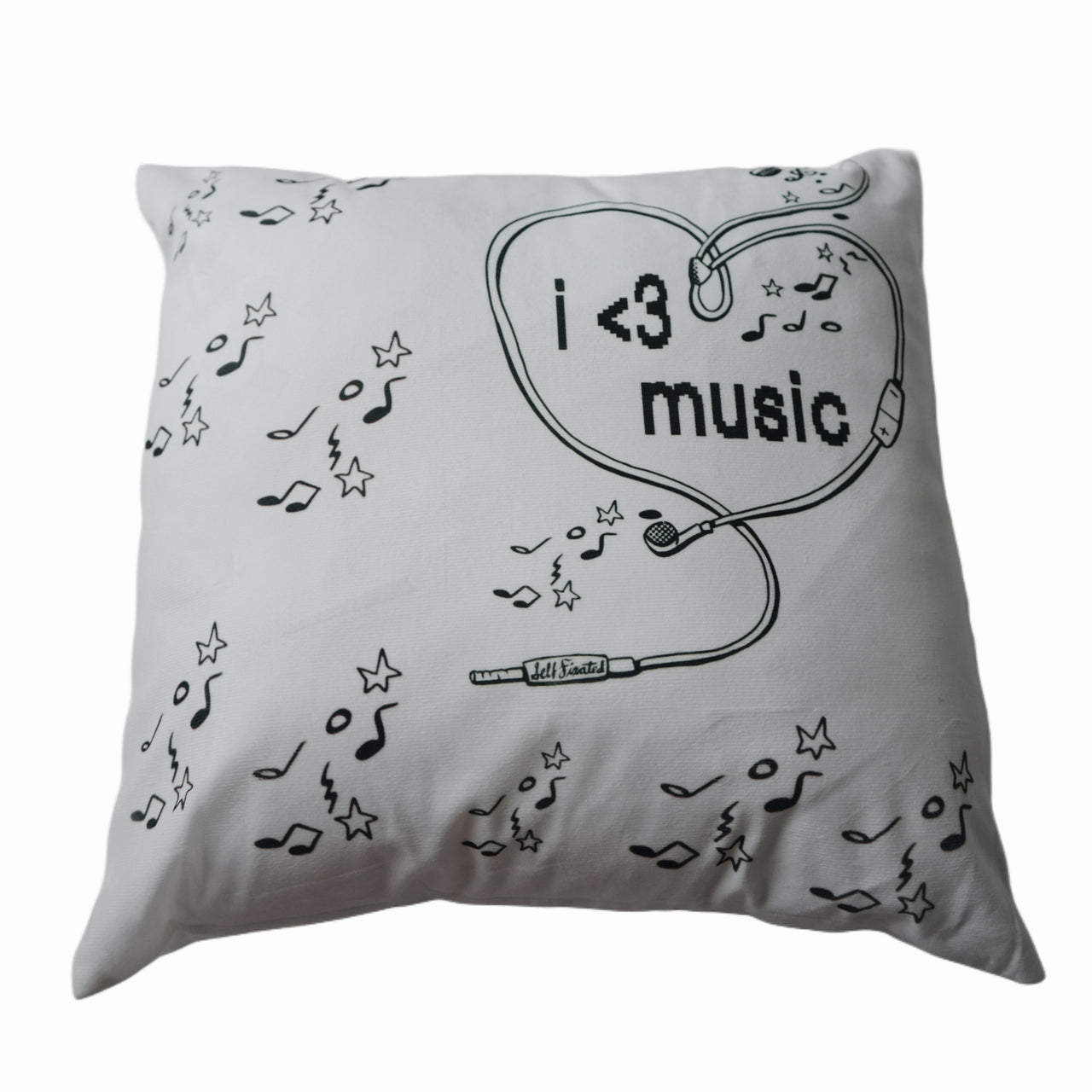 I <3 music pillow