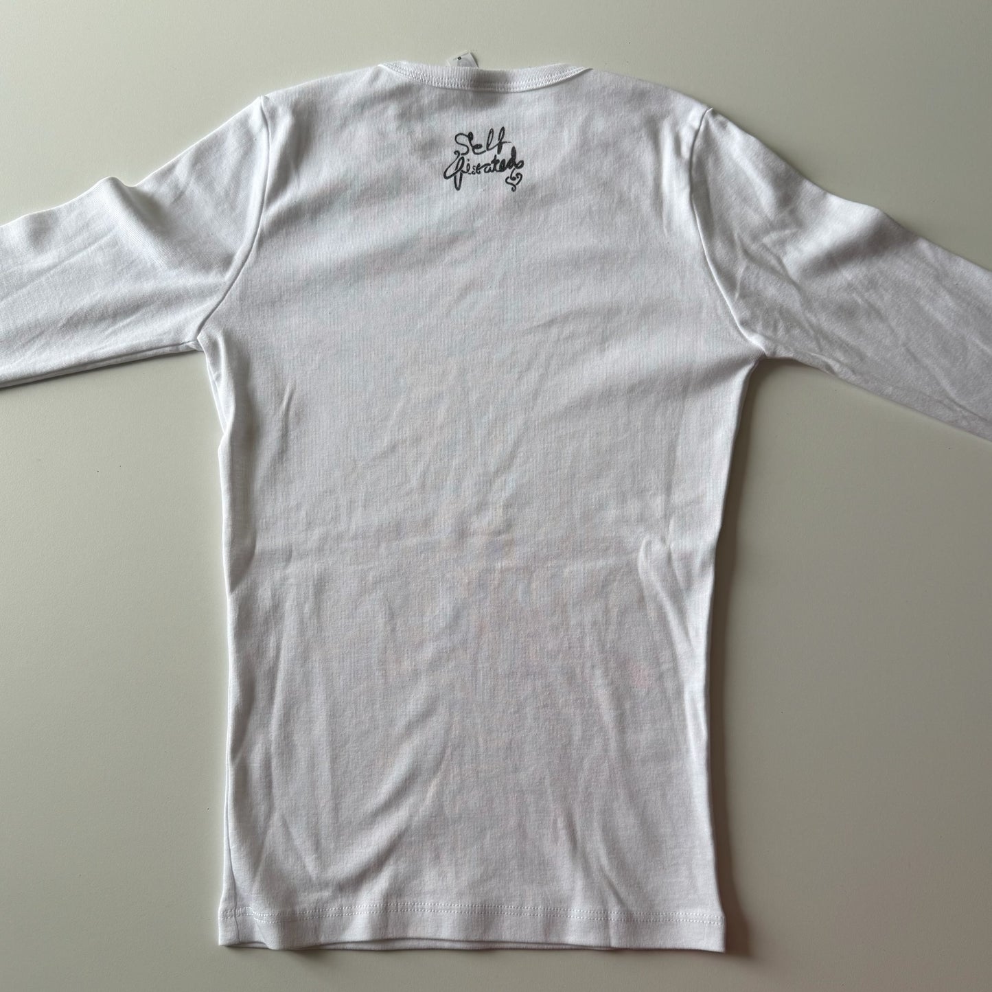 Bow long sleeve tee - S
