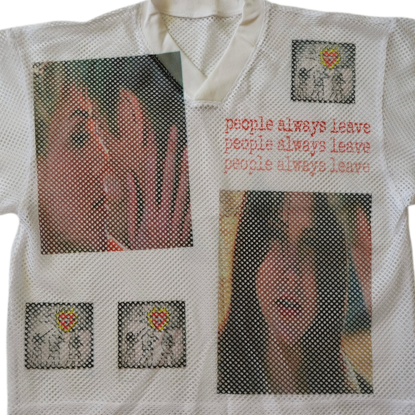 People always leave Mesh tee