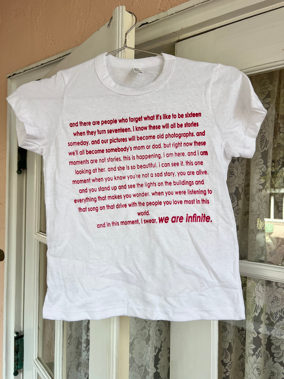 Charlie’s Monologue baby tee - XS