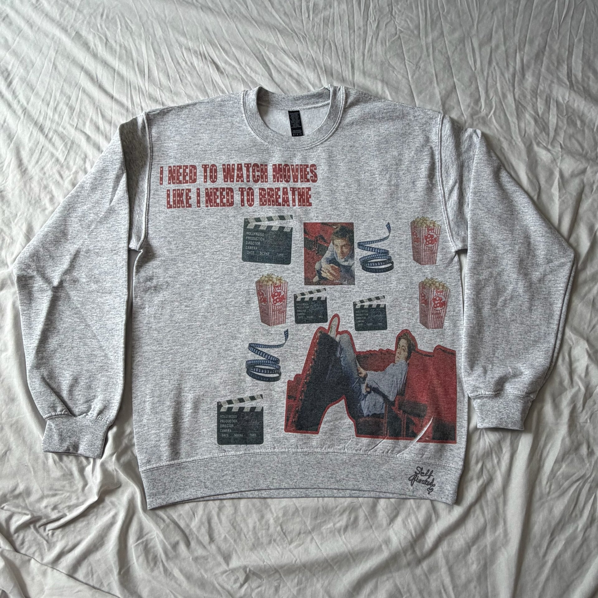 I love Movies crewneck - M