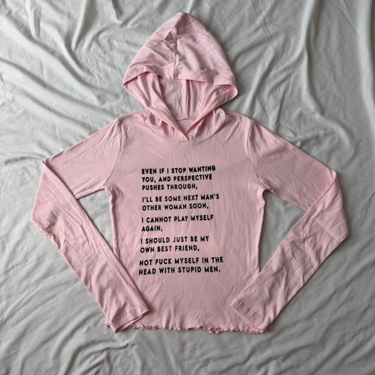Tears dry on their own long sleeved hoodie - L